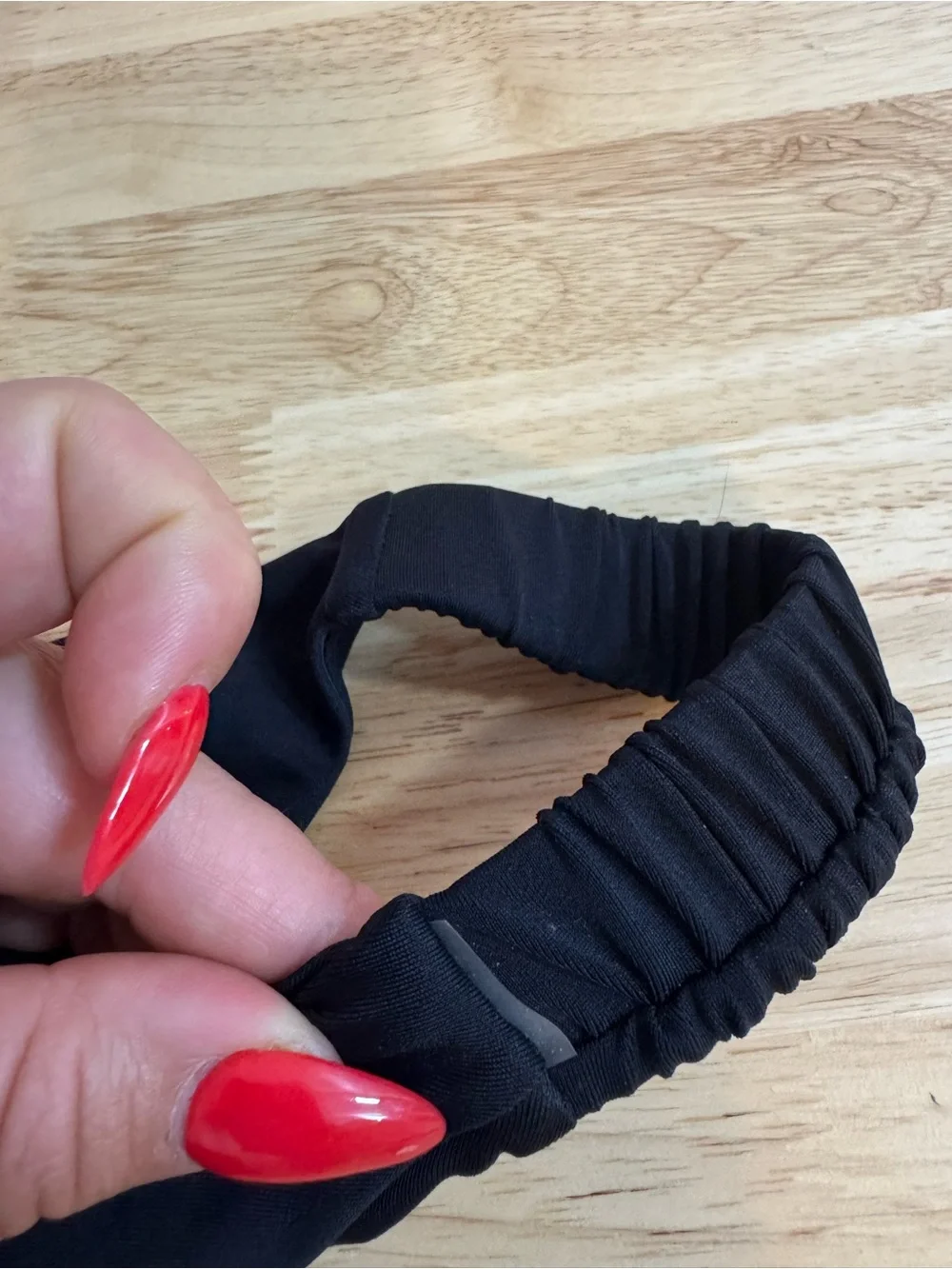 Black Thong Low Rise Scrunch Bottoms